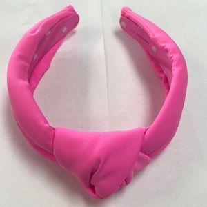 Lele Sadoughi Pink Knotted Headband Few Marks
